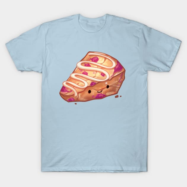 Cute Raspberry Scone T-Shirt by Claire Lin